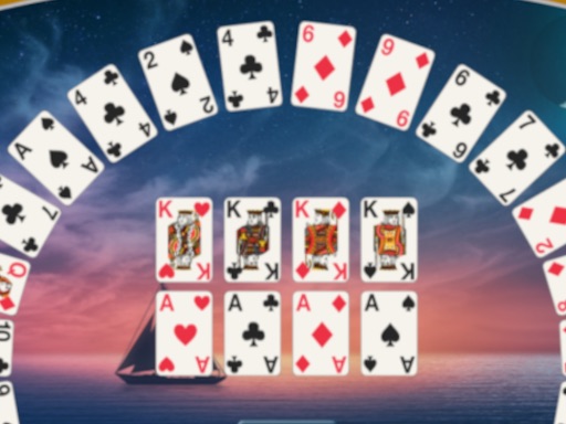 Crescent Solitaire Game Image Crescent Solitaire Game