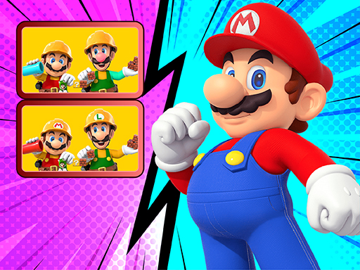 Super Mario Differences Game